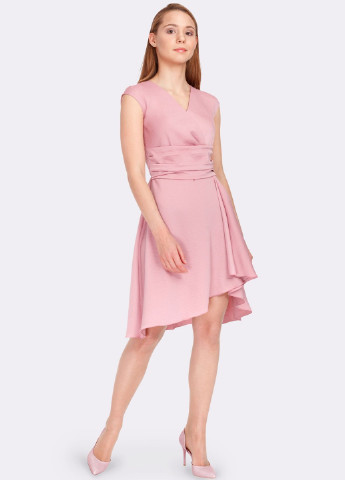 Рожева коктейльна сукня Cat Orange однотонна