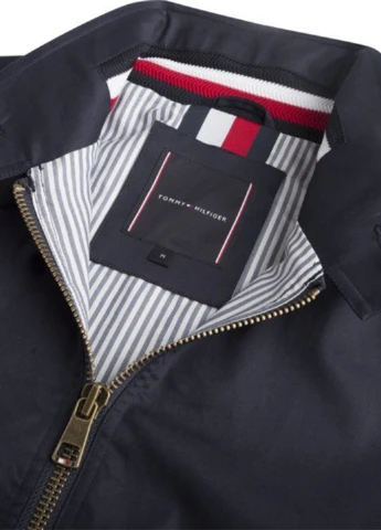 Синяя демисезонная ветровка Tommy Hilfiger