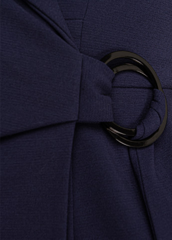 Темно-фіолетова кежуал сукня на запах BGL однотонна