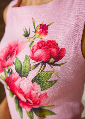 Рожева кежуал сукня Ager з квітковим принтом