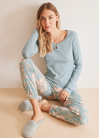 Мятная всесезон пижама (лонгслив, брюки) лонгслив + брюки Women'secret