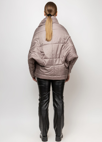 Коричнева демісезонна куртка куртка-ковдра CHIUAS