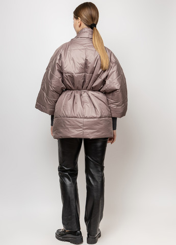 Коричнева демісезонна куртка куртка-ковдра CHIUAS