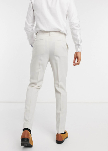 Молочные классические, кэжуал демисезонные классические брюки Asos