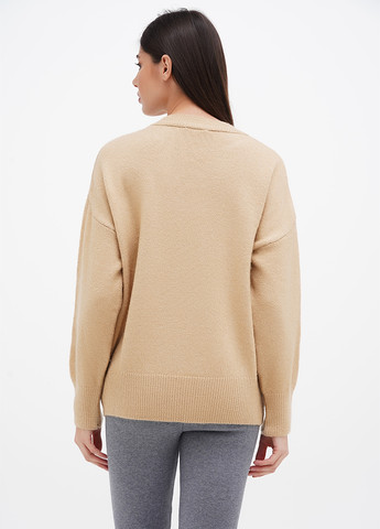 Бежевий демісезонний джемпер джемпер Sassofono