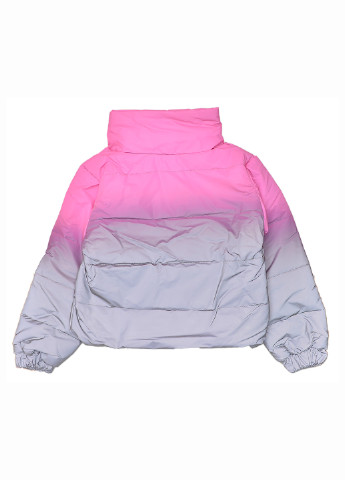 Рожева демісезонна світловідбиваюча куртка для дівчинки Vestes
