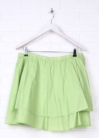 Зеленая кэжуал однотонная юбка Mossimo Supply Co мини