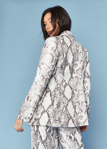 Серый женский жакет Missguided змеиный - демисезонный