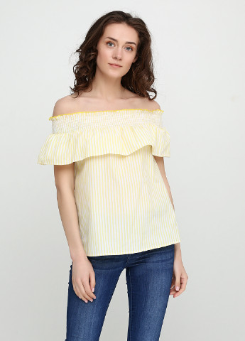 Желтая летняя блуза Primark