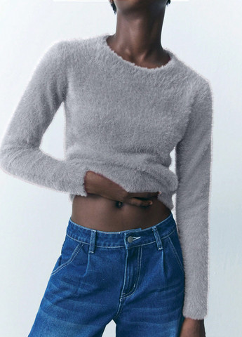 Серый демисезонный джемпер джемпер SHEIN