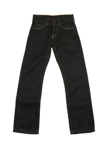 Черные демисезонные прямые джинсы Levis