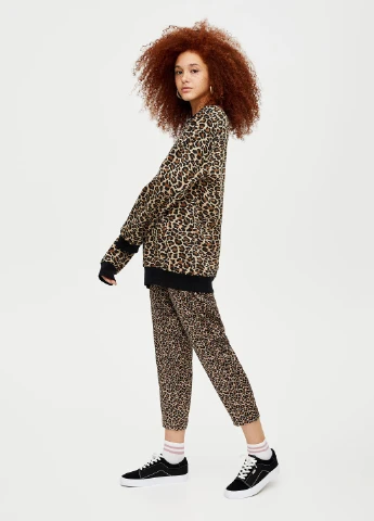 Штани демісезон,леопардовий, Pull & Bear (254669923)