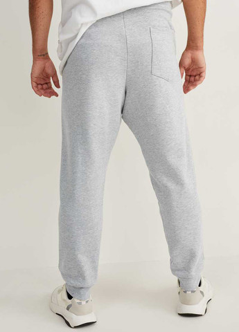 Светло-серые спортивные демисезонные джоггеры брюки C&A