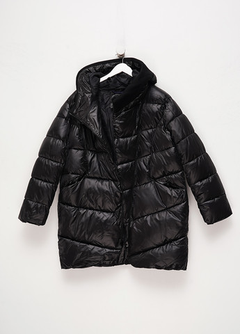 Черная зимняя куртка Made in Italy