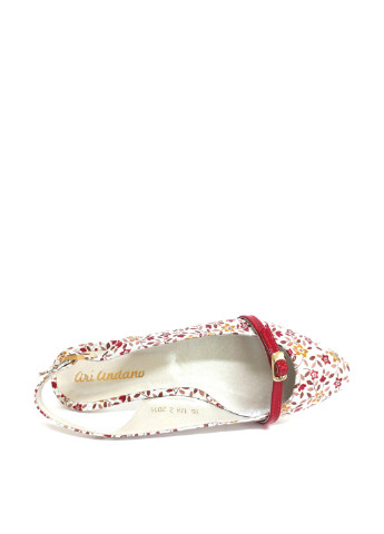Туфлі Ari Andano слінгбекі квіткові білі кежуали