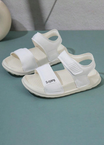 Белые спортивные, кэжуал спортивные сандалии SHEIN на липучке