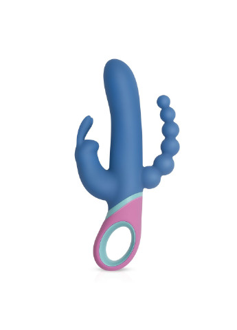 Вибратор кролик с ротацией и анальным стимулятором Vice - Double Vibrator PMV20 (252639357)