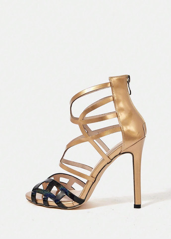 Комбинированные туфли SHEIN на молнии