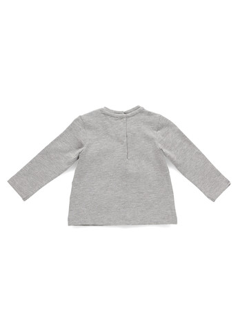 Серый демисезонный кэжуал лонгслив Chicco с рисунком