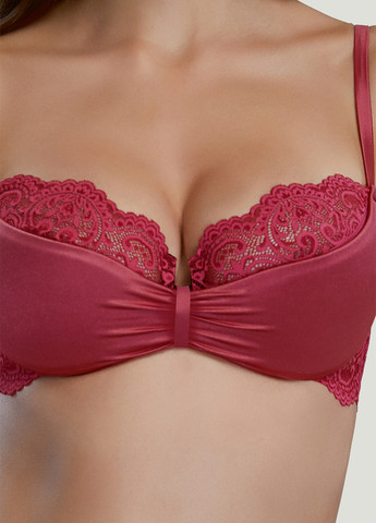 Темно-рожевий балконет бюстгальтер Marc & André з кісточками поліамід