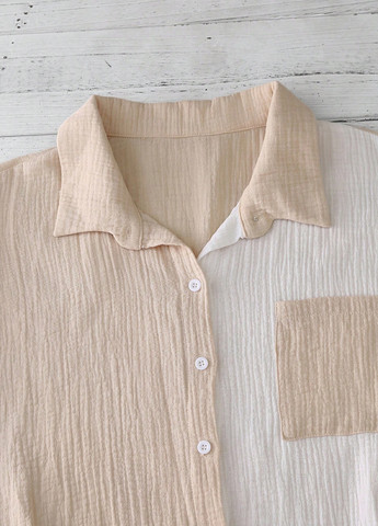 Кремовая блуза SHEIN