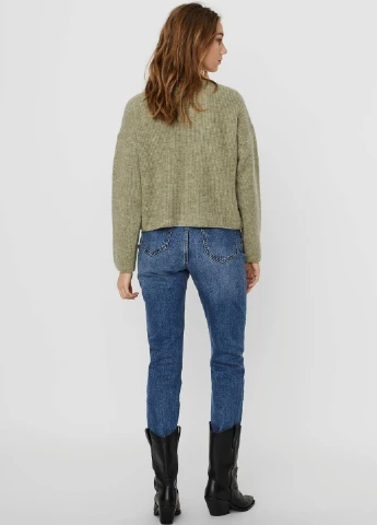 Оливковий (хакі) демісезонний светр Vero Moda