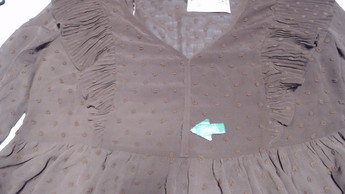 Коричневая блуза Stradivarius