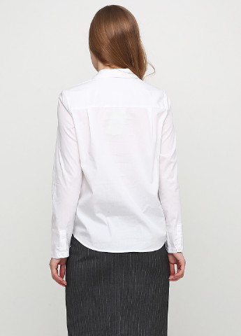 Белая демисезонная блуза R-JEANS