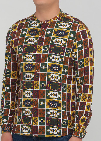 Цветная кэжуал рубашка с орнаментом Berna