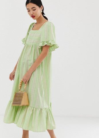 Зеленое платье Lost Ink