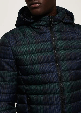 Комбинированная зимняя куртка Superdry