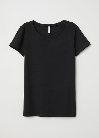 Чорна літня футболка H&M