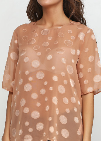 Коричнева блуза Selected