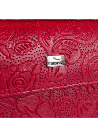 Жіночий шкіряний гаманець 12х10х1,5 см Desisan (195538162)