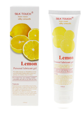Лубрикант Silk Touch Лимон на водній основі Langsha (251837601)