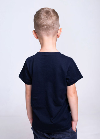 Темно-синяя летняя футболка Vidoli