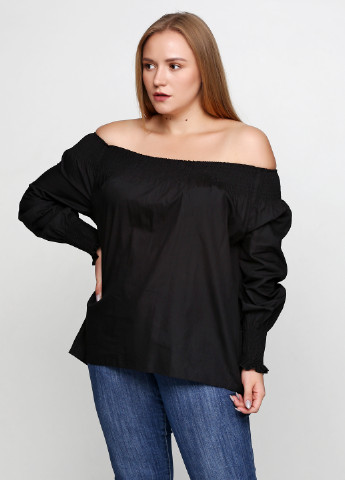 Черная демисезонная блуза Zara
