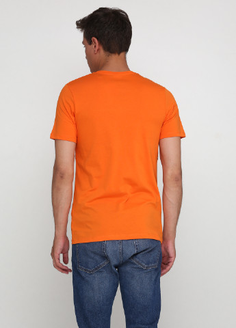 Оранжевая футболка Jack & Jones