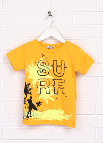 Желтая летняя футболка Remi Kids