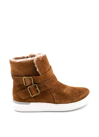 Зимние ботинки Rockport с пряжкой из натуральной замши