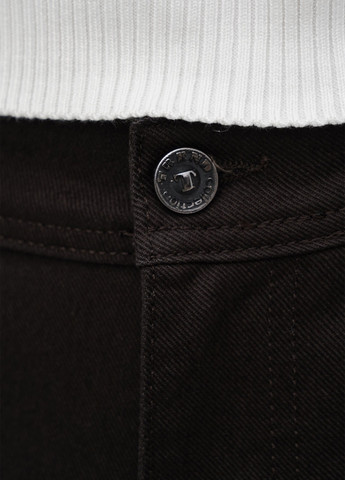 Коричневые демисезонные слим джинсы Trend Collection