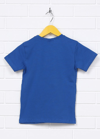 Синяя летняя футболка с коротким рукавом Atabay