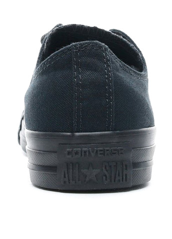 Черные всесезонные кеды Converse ALL STAR OX BLACK MONO
