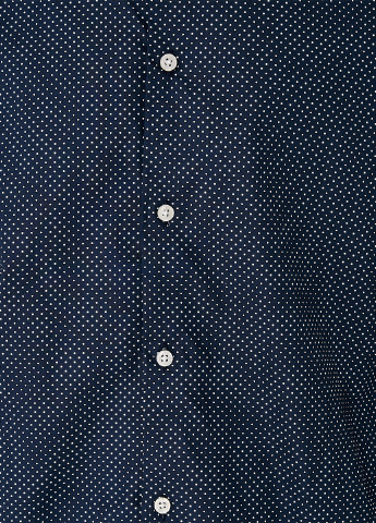 Темно-синяя кэжуал рубашка в горошек KOTON