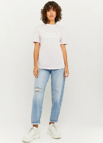 Футболка Tally Weijl Printed T-Shirts - KNIT T-SHIRT - (229436186)