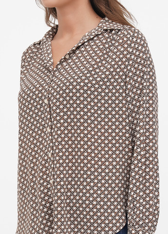 Коричневая демисезонная блуза H&M