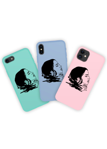 Чохол силіконовий Apple Iphone 8 plus Контурний мінімалізм (Contour minimalism) (6154-1362) MobiPrint (219776949)