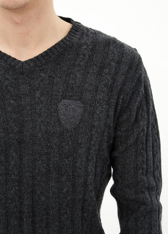 Темно-серый демисезонный джемпер пуловер KOTON