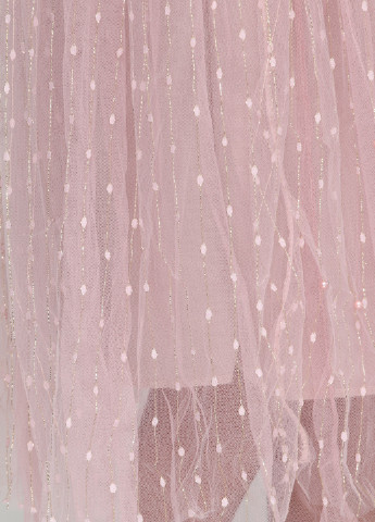 Розовая кэжуал однотонная юбка Wings плиссе