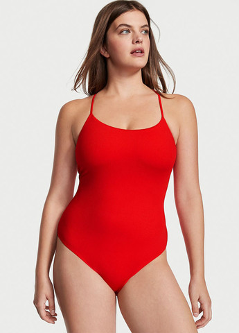 Червоний літній купальник суцільний Victoria's Secret